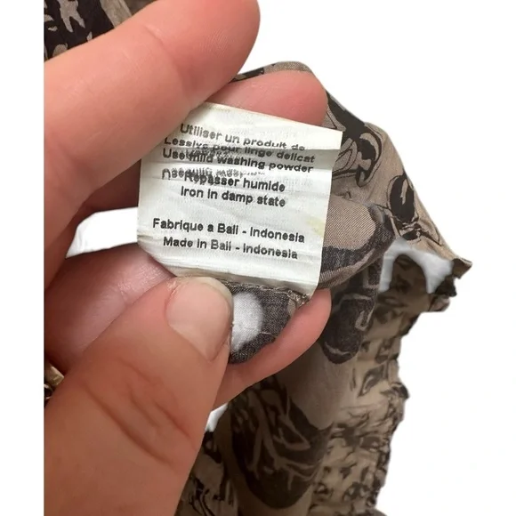 ✨ Tara Vao Flowy Top with ruffles made in Bali in large - Picture 5 of 17